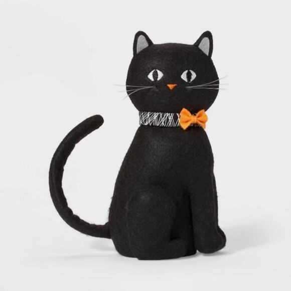 Soft Fabric Cat Halloween Decorative Sculpture - Hyde & EEK! - Picture 1 of 4